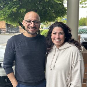 Wil and Washington State Representative for the 49th District Monica Stonier pose for a picture.